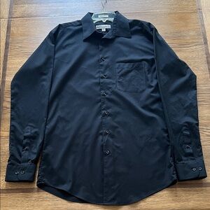 Pronto Uomo Men’s Tall Classic Black Dress Shirt